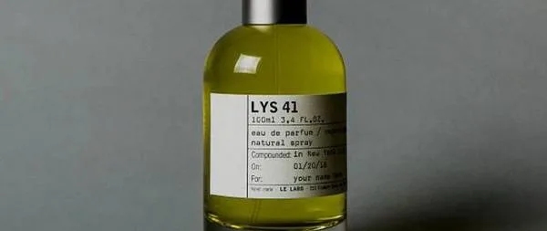 Le Labo 玫瑰31 Lys 41 香水瓶設計 